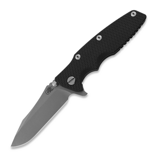 Hinderer 3.5 Eklipse S45VN Spearpoint Battle Bronze 접이식 나이프, 검정