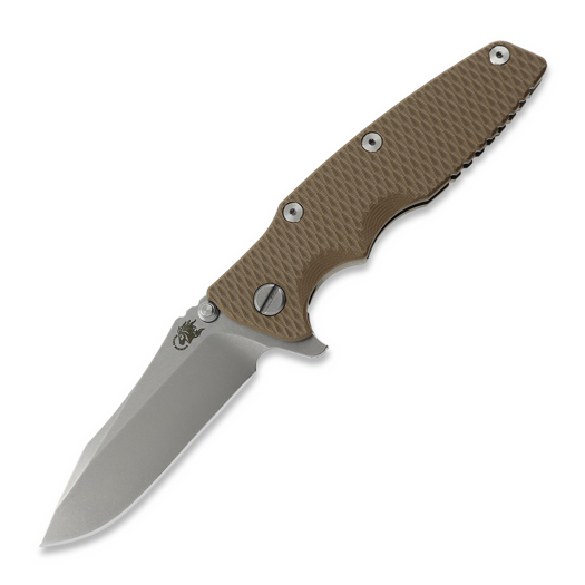 Hinderer Eklipse 3.5 Spearpoint סכין מתקפלת, S45VN Stonewash, fde