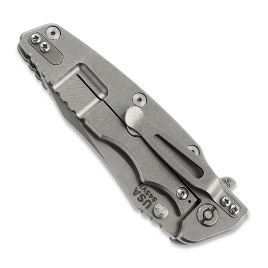 Coltello pieghevole Hinderer Eklipse 3.5 Spearpoint, S45VN Stonewash, fde