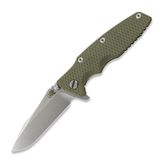 Hinderer Eklipse 3.5 S45VN Spearpoint Tri-Way Stonewash OD Green G10 kääntöveitsi