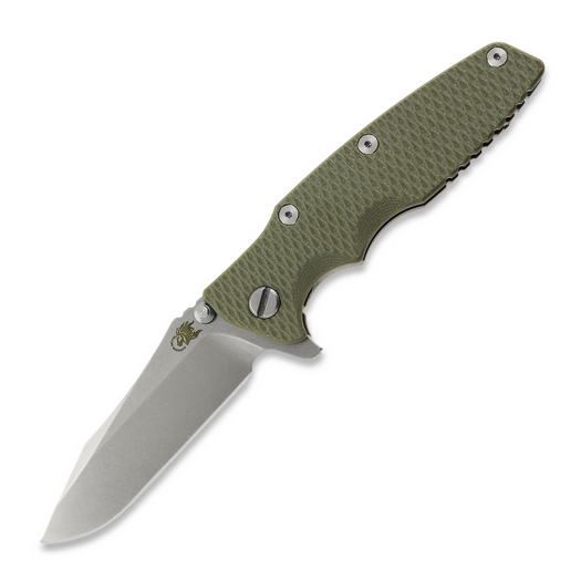 Briceag Hinderer Eklipse 3.5 S45VN Spearpoint Tri-Way Stonewash OD Green G10