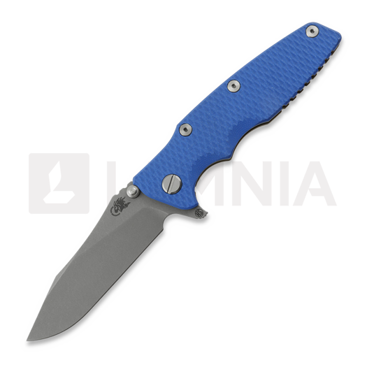 Coltello pieghevole Hinderer Eklipse 3.5 Skinny Slicer, Magnacut, Battle Bronze, blu