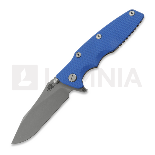 Navalha Hinderer Eklipse 3.5 Skinny Slicer, Magnacut, Battle Bronze, azul
