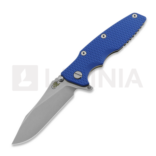 Hinderer Eklipse 3.5 Skinny Slicer folding knife, Magnacut, Stonewash, blue