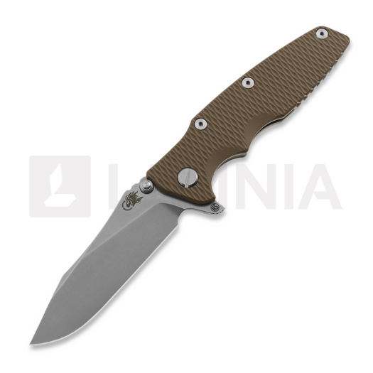 Hinderer Eklipse 3.5 Skinny Slicer folding knife, Magnacut, Stonewash, fde