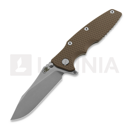 Couteau pliant Hinderer Eklipse 3.5 Skinny Slicer, Magnacut, Stonewash, fde