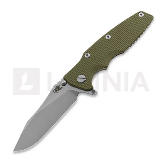Nóż składany Hinderer Eklipse 3.5 Skinny Slicer, Magnacut, Stonewash, oliwkowa
