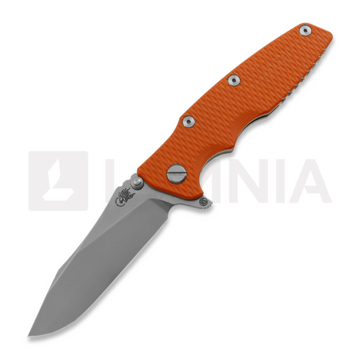 Складной нож Hinderer Eklipse 3.5 Skinny Slicer, Magnacut, Stonewash, оранжевый