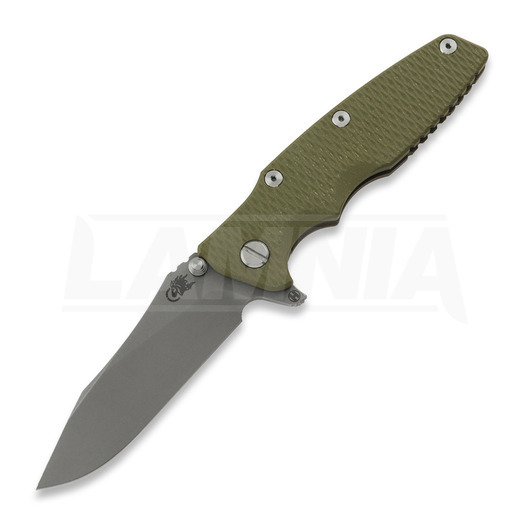 Складний ніж Hinderer Eklipse 3.5 Slicer, S45VN Battle Bronze, зелений