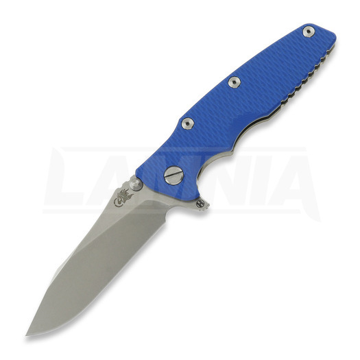 Hinderer Eklipse 3.5 Slicer סכין מתקפלת, S45VN Stonewash, כחול