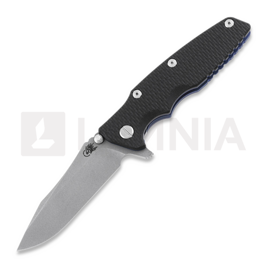 Briceag Hinderer Eklipse 3.5" Spearpoint Tri-Way Battle Blue Black G10