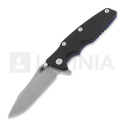 Hinderer Eklipse 3.5" Spearpoint Tri-Way Battle Blue Black G10 kääntöveitsi