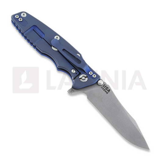 Zavírací nůž Hinderer Eklipse 3.5" Spearpoint Tri-Way Battle Blue Blue G10