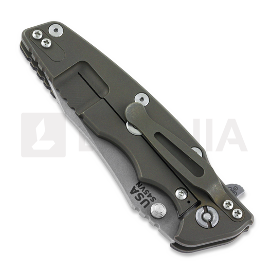 Hinderer Eklipse 3.5" Spearpoint Tri-Way Battle Bronze Black G10 sulankstomas peilis