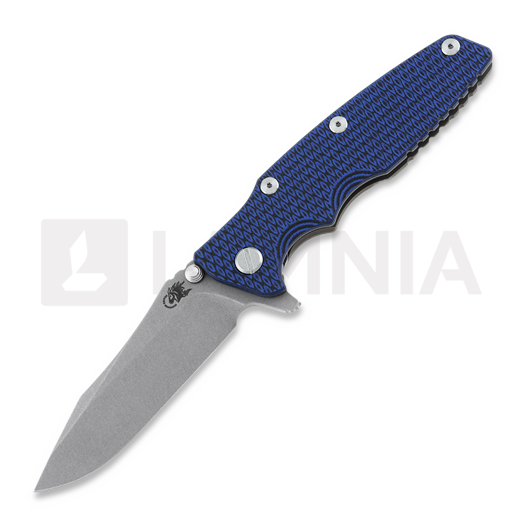 Hinderer Eklipse 3.5" Spearpoint Tri-Way Battle Bronze Blue/Black G10 foldekniv