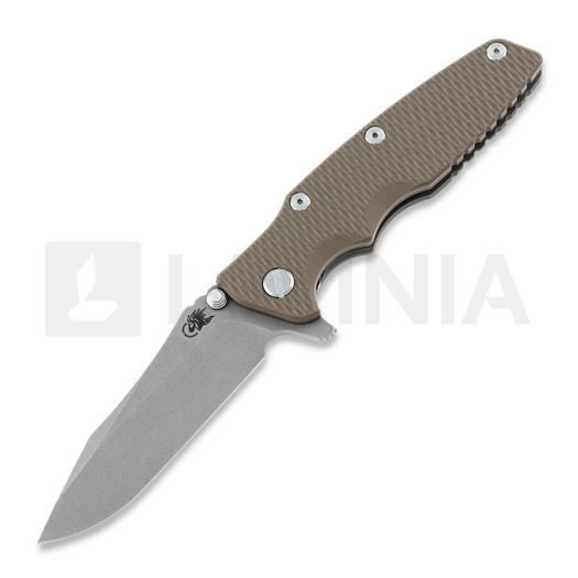 Hinderer Eklipse 3.5" Spearpoint Tri-Way Battle Bronze Fde G10 kääntöveitsi