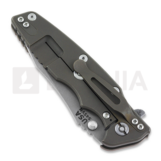 Hinderer Eklipse 3.5" Spearpoint Tri-Way Battle Bronze Fde G10 sulankstomas peilis