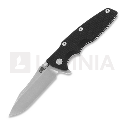 Saliekams nazis Hinderer Eklipse 3.5 Spearpoint, S45VN Stonewash, melns