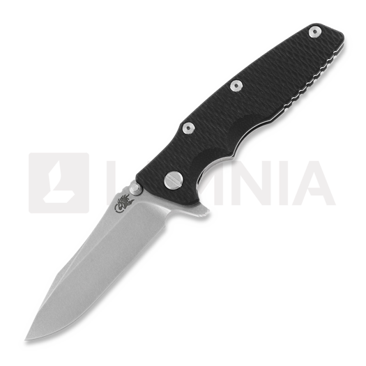 Hinderer Eklipse 3.5 Spearpoint Taschenmesser, S45VN Stonewash, schwarz