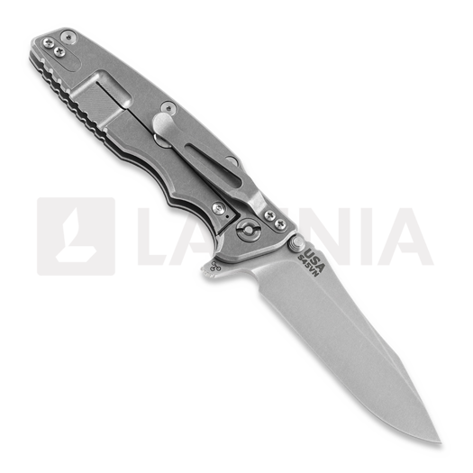 Coltello pieghevole Hinderer Eklipse 3.5 Spearpoint, S45VN Stonewash, nero