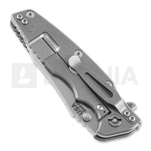 Coltello pieghevole Hinderer Eklipse 3.5 Spearpoint, S45VN Stonewash, nero
