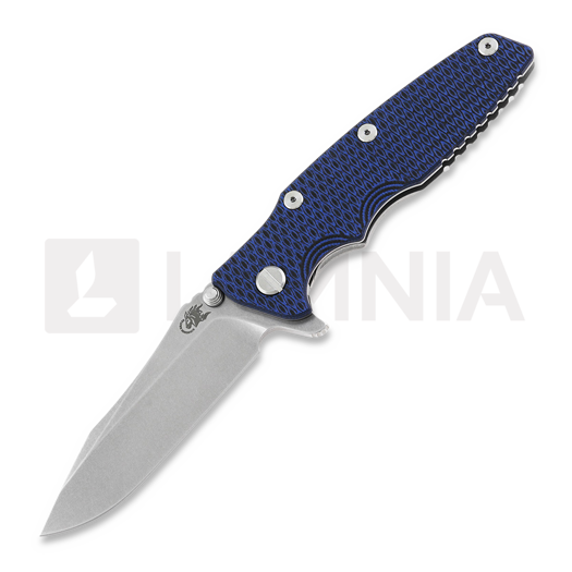 Liigendnuga Hinderer Eklipse 3.5" Spearpoint Tri-Way Stonewash Blue/Black G10