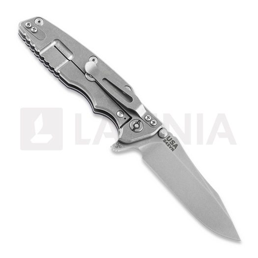 Hinderer Eklipse 3.5" Spearpoint Tri-Way Stonewash Blue/Black G10 sulankstomas peilis