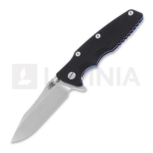 Navalha Hinderer Eklipse 3.5" Spearpoint Tri-Way Stonewash Blue Black G10