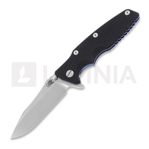 Складной нож Hinderer Eklipse 3.5" Spearpoint Tri-Way Stonewash Blue Black G10