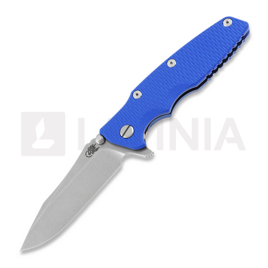 Hinderer 3.5 Eklipse S45VN Spearpoint Stonewash Blue 접이식 나이프, 파랑