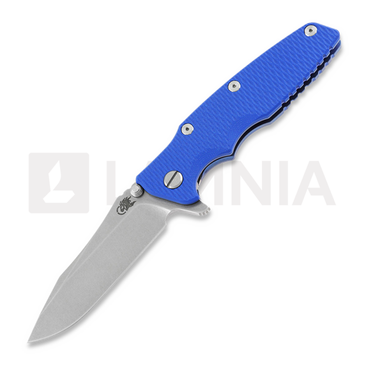 Hinderer 3.5 Eklipse S45VN Spearpoint Stonewash Blue 접이식 나이프, 파랑