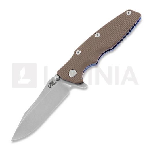 Hinderer Eklipse 3.5" Spearpoint Tri-Way Stonewash Blue Fde G10 foldekniv