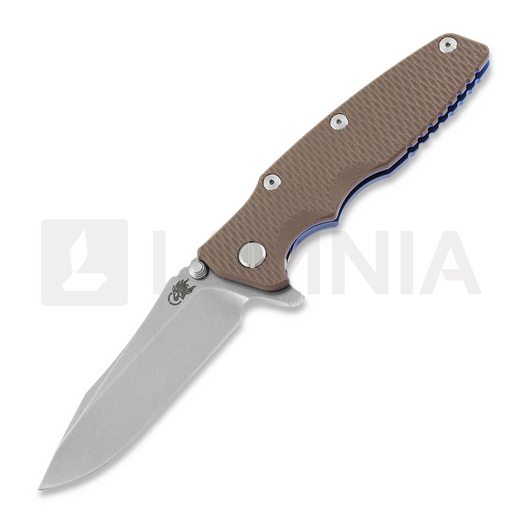 Складний ніж Hinderer Eklipse 3.5" Spearpoint Tri-Way Stonewash Blue Fde G10