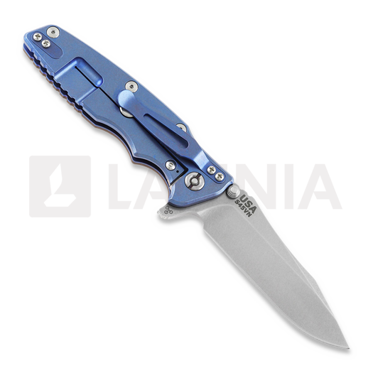 Hinderer Eklipse 3.5" Spearpoint Tri-Way Stonewash Blue Fde G10 sulankstomas peilis