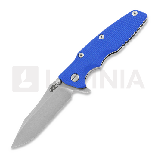 Hinderer Eklipse 3.5 Spearpoint 折叠刀, S45VN Stonewash, 藍色