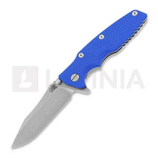 Hinderer Eklipse 3.5 Spearpoint folding knife, S45VN Stonewash, blue