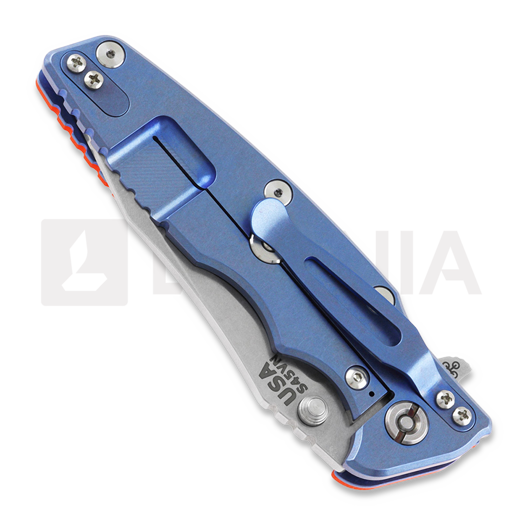 Zav&iacute;rac&iacute; nůž Hinderer Eklipse 3.5" Spearpoint Tri-Way Stonewash Blue/Orange G10
