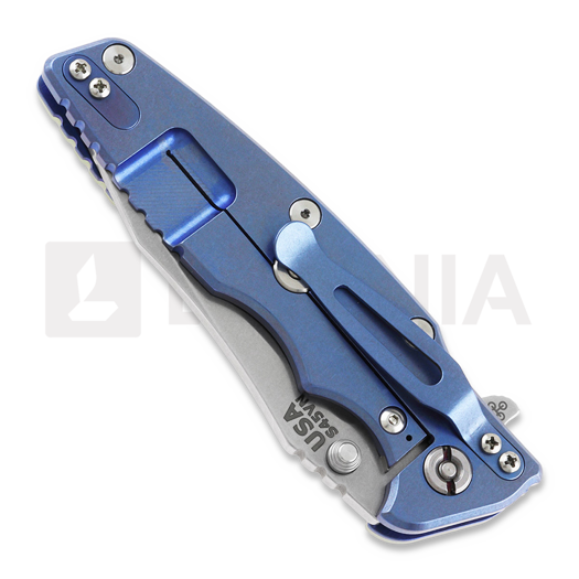 Hinderer Eklipse 3.5" Spearpoint Tri-Way Stonewash Blue Translucent Green G10 sulankstomas peilis