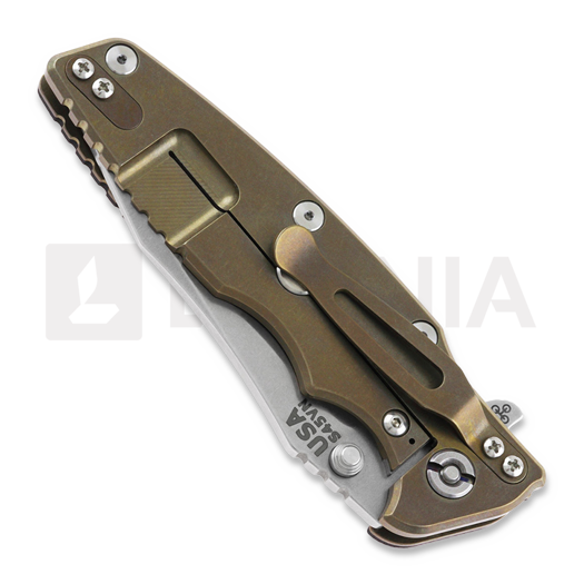 Hinderer Eklipse 3.5" Spearpoint Tri-Way Stonewash Bronze/Black G10 折叠刀