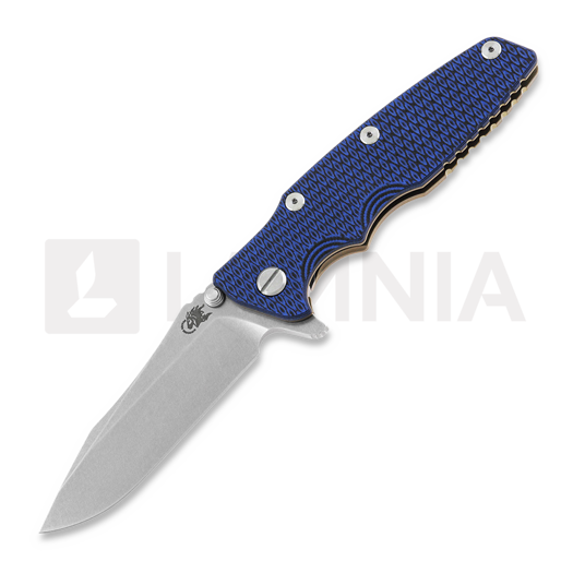 Hinderer Eklipse 3.5" Spearpoint Tri-Way Stonewash Bronze Blue/Black G10 Taschenmesser