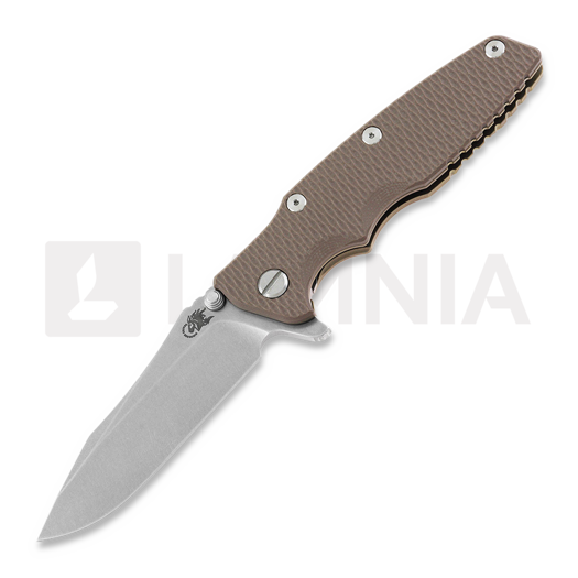 Skladací nôž Hinderer Eklipse 3.5" Spearpoint Tri-Way Stonewash Bronze Fde G10