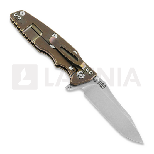 มีดพับ Hinderer Eklipse 3.5" Spearpoint Tri-Way Stonewash Bronze OD Green G10