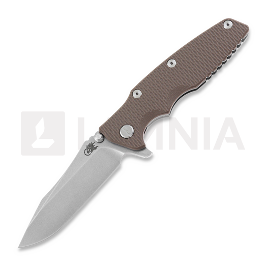 Navalha Hinderer Eklipse 3.5" Spearpoint Tri-Way Stonewash Fde G10