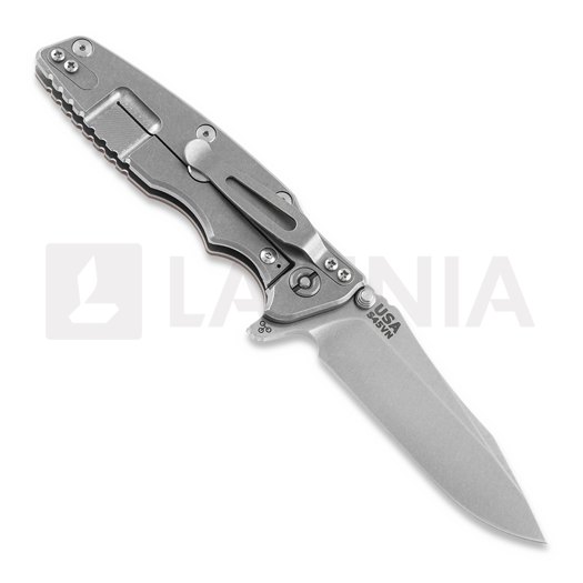 Coltello pieghevole Hinderer Eklipse 3.5" Spearpoint Tri-Way Stonewash Fde G10