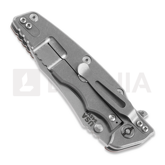Coltello pieghevole Hinderer Eklipse 3.5" Spearpoint Tri-Way Stonewash Fde G10