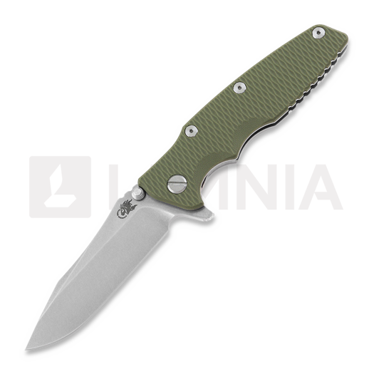 Saliekams nazis Hinderer Eklipse 3.5" Spearpoint Tri-Way Stonewash OD Green G10