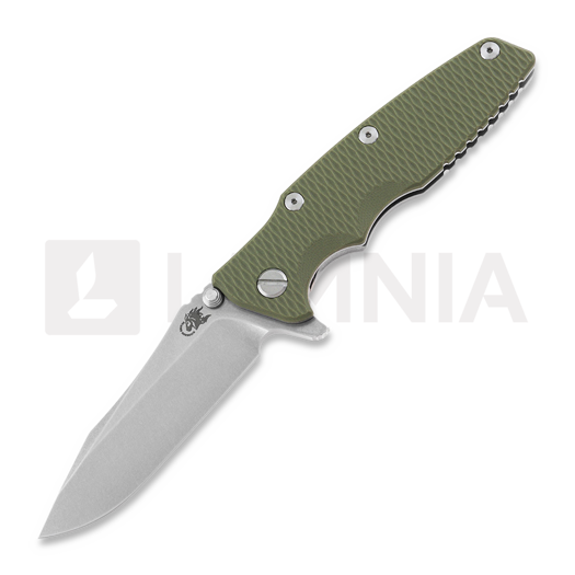 Hinderer Eklipse 3.5" Spearpoint Tri-Way Stonewash OD Green G10 vouwmes