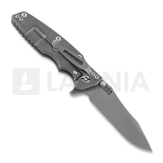 Coltello pieghevole Hinderer Eklipse 3.5 Spearpoint, S45VN Working Finish, nero