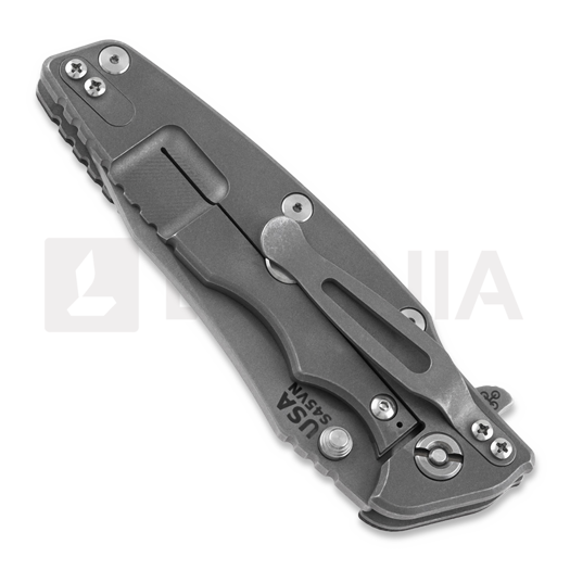 Coltello pieghevole Hinderer Eklipse 3.5 Spearpoint, S45VN Working Finish, nero