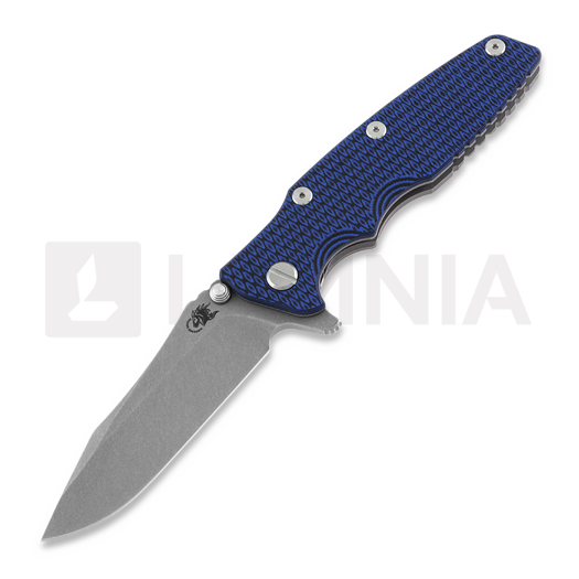 Hinderer Eklipse 3.5" Spearpoint Tri-Way Working Finish Blue/Black G10 vouwmes